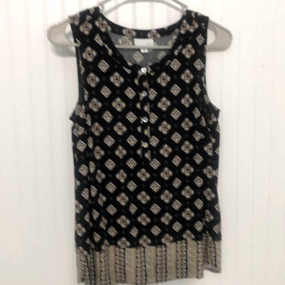 J.Jill SLEEVELESS TOP Buttons xs